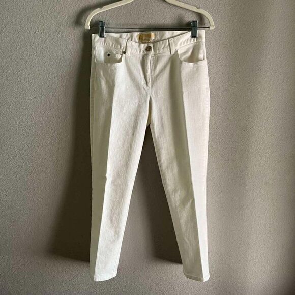 MICHAEL KORS WHITE SKINNY JEANS size 2 - Picture 2 of 8